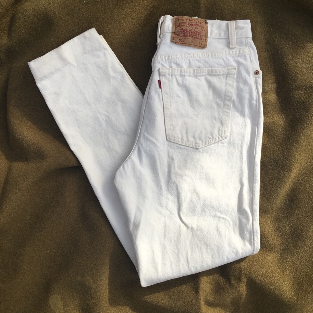 vintage Levi's 501 button-fly jeans, Made in USA